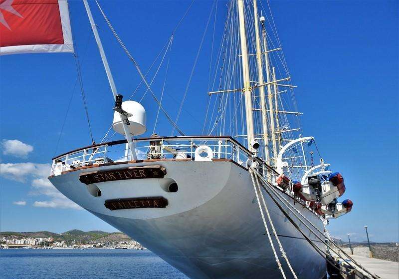 Bodrum’da Kruvaziyer Hareketliliği Sürüyor: Yelkenli Kruvaziyer Star Flyer Limana Demirledi 3